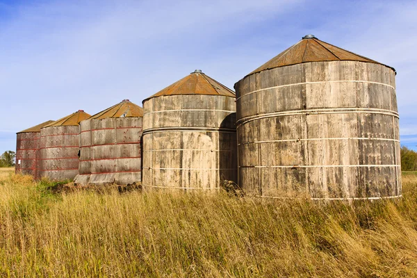 木製の穀物の収納用の箱 — ストック写真