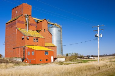 Oranje graanelevator