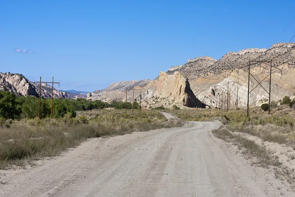 Desierto offroad de Cottonwood Canyon Road — Foto de Stock