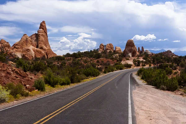 Arches National Park Road - Stock-foto