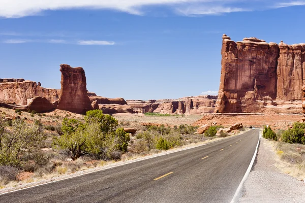 Arches National Park Road — Foto Stock