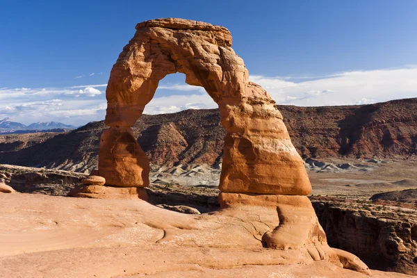 Arco delicado no Parque Nacional dos Arcos, Utah — Fotografia de Stock