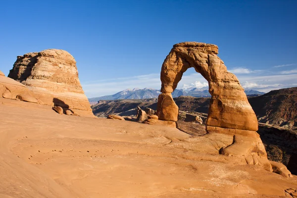 Delikat båge på arches national park, utah — Stockfoto