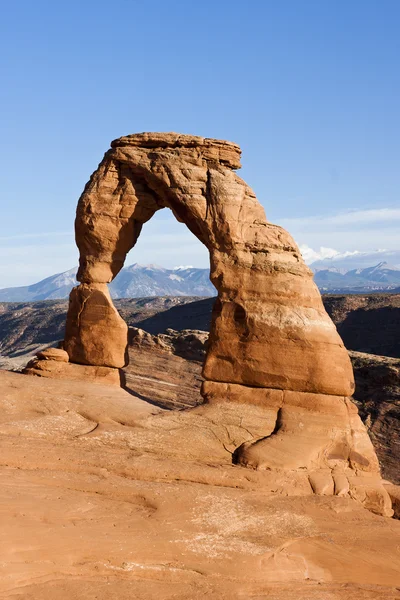 Arco delicado en el Parque Nacional Arches, Utah — Foto de Stock