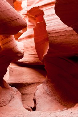 The famous Antelope Canyon in Arizona, USA clipart