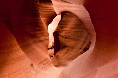 The famous Antelope Canyon in Arizona, USA clipart