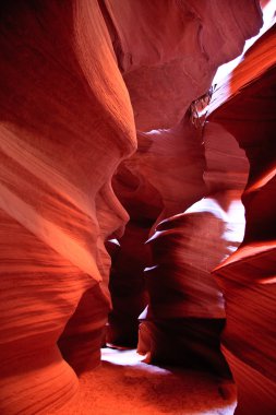 patronen van de natuur in bovenste antelope canyon, arizona