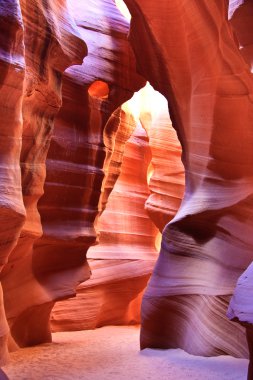 Natural Beauty of Upper Antelope Canyon, Arizona clipart