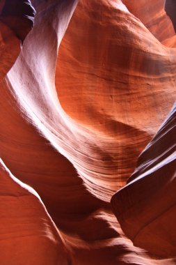 patronen van de natuur in bovenste antelope canyon, arizona