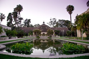 Conservatory of Flowers, Balboa Park, San Diego, CA clipart