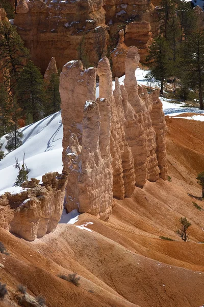 Inverno em Bryce Canyon National Park — Fotografia de Stock