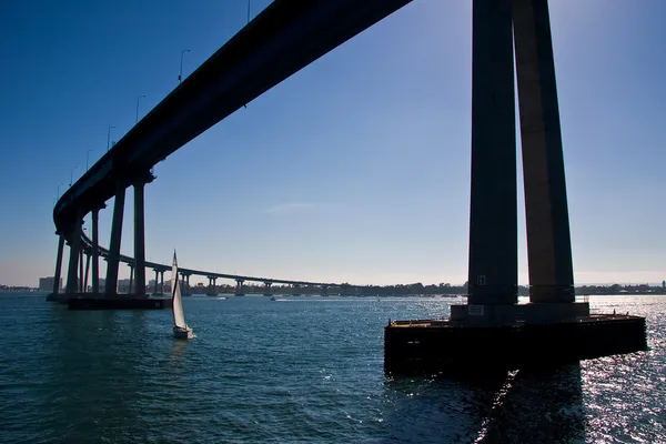 Мост Сан-Диего-Коронадо — стоковое фото