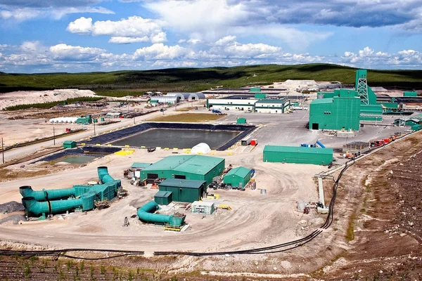 Uranium Mine Site in Northern Canada — Stock Photo, Image