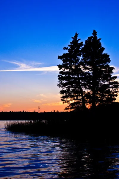 北部カナダの夕陽 — ストック写真