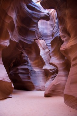 The Walls of Antelope Canyon clipart