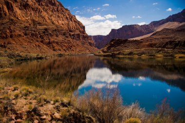 Colorado River at Lees Ferry Crossing clipart