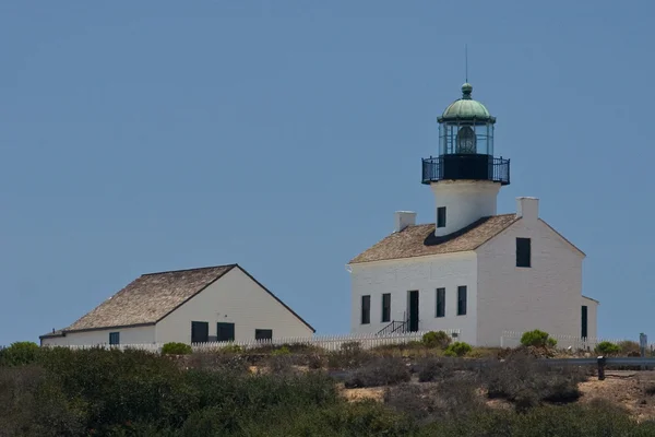 Starej latarni morskiej point loma — Zdjęcie stockowe