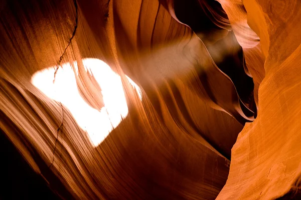 Light Shining through the Canyon — Stock Photo, Image