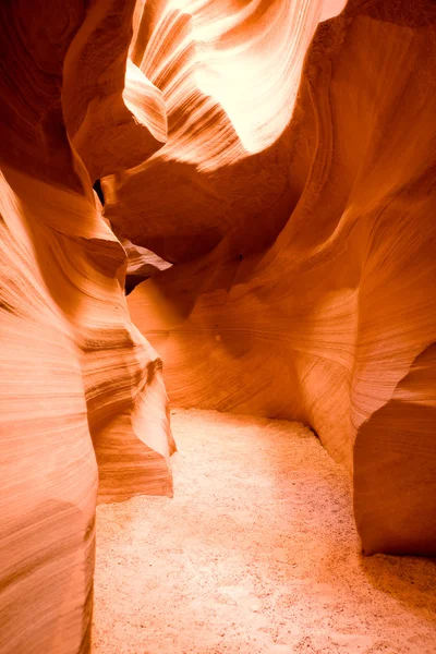 Paredes esculpidas de Antelope Canyon — Fotografia de Stock