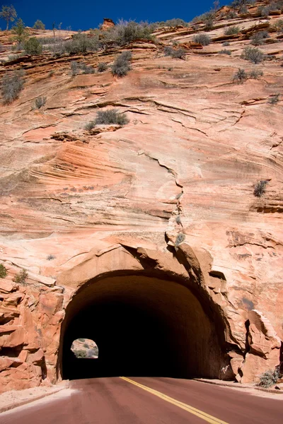 stock image Short Tunnel at Zion National Park