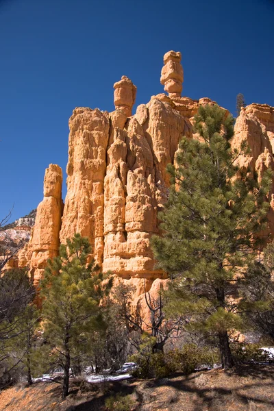 Rode rotsformaties canyon — Stockfoto