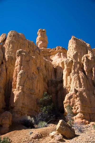 Red Rock Canyon uitgehold terrein — Stockfoto