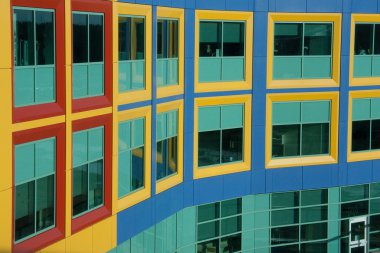 Windows resemble colorful Building Blocks clipart