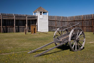 Old Wooden Cart clipart