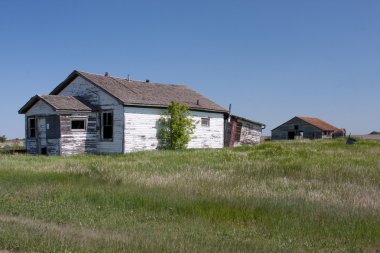 Abandoned Prairie Home clipart