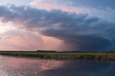 Storm Cloud on the Prairies clipart