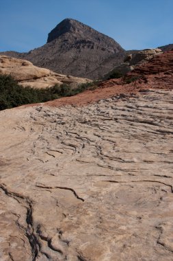 Red rock canyon las vegas, nevada batısında