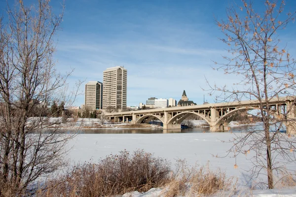 Vinter i saskatoon — Stockfoto