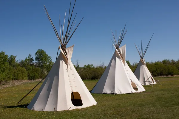 Indian Teepees — Stock Photo, Image