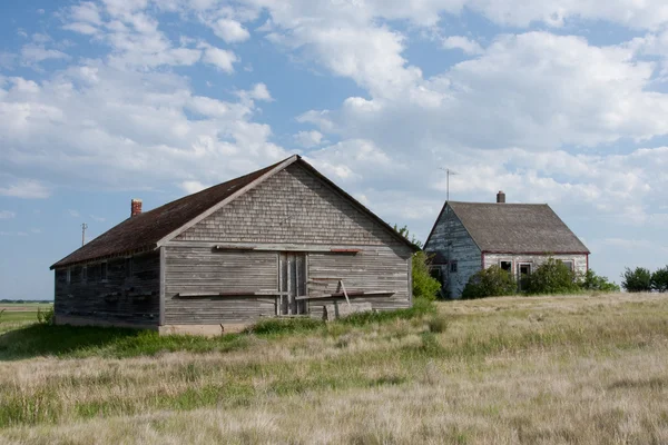 Eski praire homestead — Stok fotoğraf