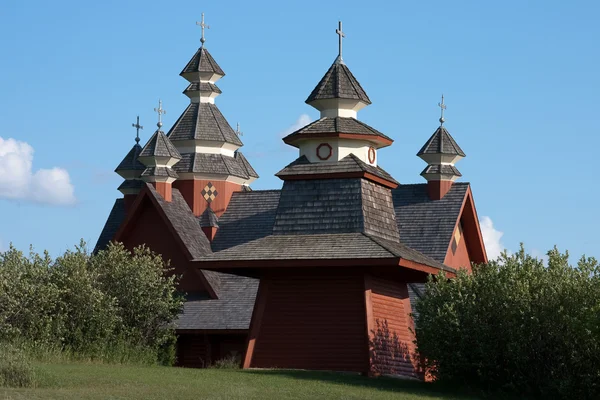 Église en rondins d'Ukranian — Photo