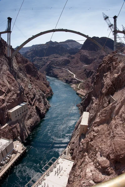 Hoover dam bypass ponte contruction — Fotografia de Stock