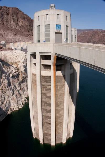 Hoover Dam Intake Tower on the Nevada Side of the Border — Stock Photo, Image