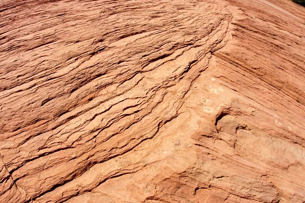 Muster im Sandsteinfelsen — Stockfoto