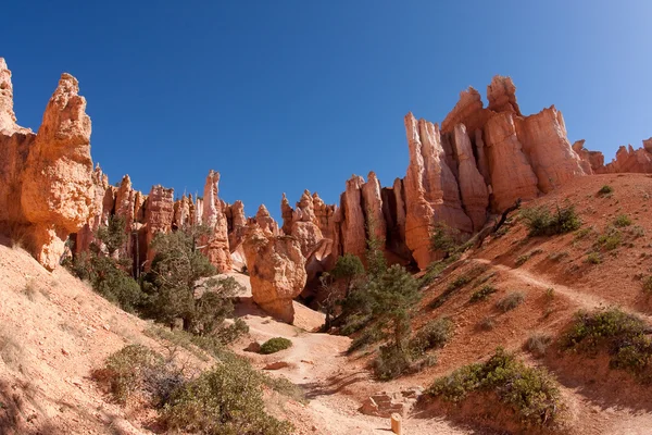 Sprookjesland lus parcours in bryce canyon — Stockfoto