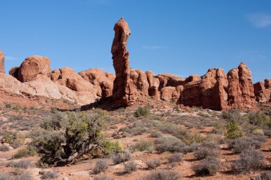 Rock pinnacles arches Ulusal Parkı