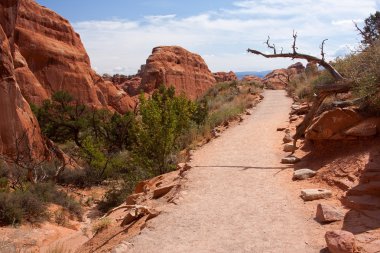 Path in Arches National Park clipart