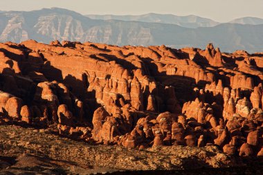 Fiery Furnace Formation at Arches National Park clipart