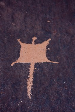 Gazete Rock, Hint creek, utah petroglifler