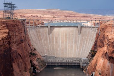 Glen canyon Barajı sayfa, arizona yakınlarında.