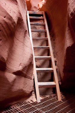 Steps in Lower Antelope Canyon clipart