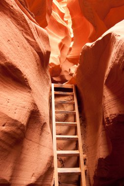 Steps in Lower Antelope Canyon clipart