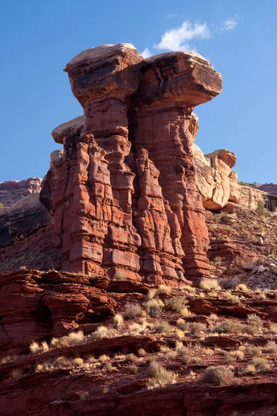 岩石结构在峡谷地国家公园 — 图库照片