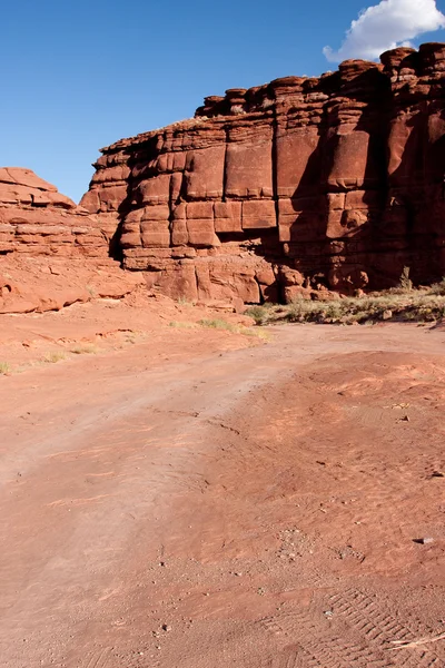 Öken canyon road沙漠峡谷路 — Stockfoto