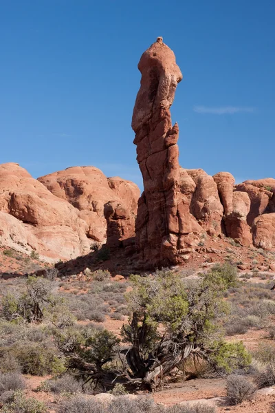 Pináculos de rocha no Parque Nacional dos Arcos — Fotografia de Stock
