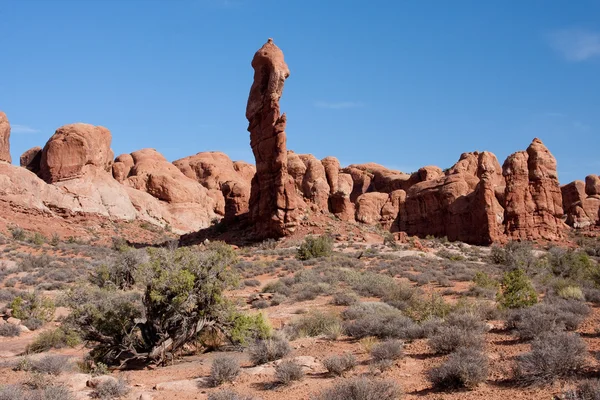Rock Pinnacles in Arches National Park — Stock Photo, Image